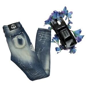 Dereon NWOT Distressed Metal Studs Skinny Jeans Juniors/Women Various